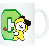 Pricenet Mug En Céramique Capacité 300ml Innocent, 'work Hard, Play Hard' Chimmy Bt21 Line Friends Bt21 Blanc