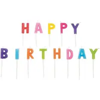 Rico Bougie Happy Birthday - Multicolore 13 pcs