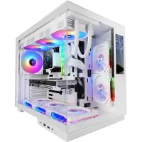 Mars Gaming Boîtier Gaming - - MC-MIRAGE - Écran LCD IPS 7,2” - Verre Trempé - Double Chambre