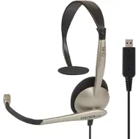 Koss CS95 USB Casque filaire avec microphone antibruit Antibruit Beige