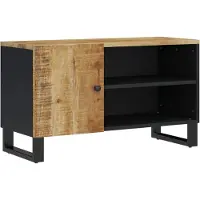 vidaXL Armoire TV 80x33x46 cm Bois massif de manguier & bois composite