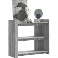vidaXL Table console sonoma gris 100x35x90 cm bois d'ingénierie