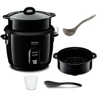 Tefal Cuiseur à riz Classic 2 YY4351 avec panier vapeur 600 W Noir