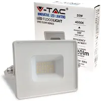 V-TAC Projecteur halogène à LED 20W SMD E-Series White VT-4021 neutral 1620lm
