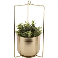 PT Living Cache-Pot Design Métal Spatial - Doré