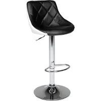 Happy Garden Tabouret de bar noir et blanc JASPER