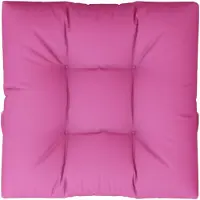 vidaXL Coussin de palette rose 70x70x12 cm tissu