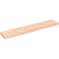 Prolenta Premium Étagère murale 100x20x4 cm bois de chêne massif non traité