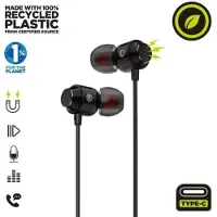 Muvit pour Charge Casque stéréo M32 Type C Casque magnétique Noir