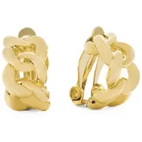 Luxenter Boucles D'oreilles Luxenter Dabbahu Finition Or Jaune 18 Kts