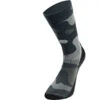 Odlo Unisexe, Chaussettes de sport, Adventurer Merino Warm Skisocken (23 - 26), Gris