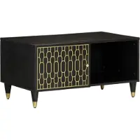 vidaXL Table basse 80x50x40 cm en bois massif de manguier