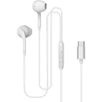 Fairplay Écouteurs Filaires USB type C avec Micro Son de qualité Fairplay Blanc