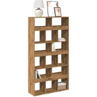 vidaXL Bibliothèque chêne artisanal 100x33x187,5 cm bois d'ingénierie