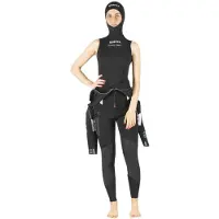 Mares Flexa 3 Mm Hooded Thermal Vest Noir 2 Femme