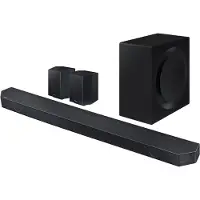 Samsung HW-Q990C - Q-Series - système de barre audio - pour home cinéma - canal 11.1.4 - sans fil - Bluetooth, Wi-Fi - Contrôlé par application - 656 Watt (Totale) - noir titane