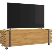 vidaXL Table basse 110x45x35 cm bois massif teck