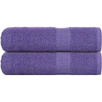 Super Merchant Essuie-mains 2 pcs violet 50x100 cm 360 g/m² 100% coton