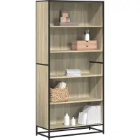 vidaXL Bibliothèque chêne sonoma 80,5x35x170,5 cm bois d'ingénierie