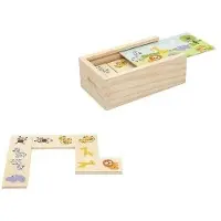 Eurowebbiz Dominos Motif Animaux Jeu Montessori