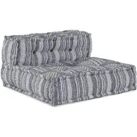 vidaXL Ensemble de canapés modulaires , imprimé gris, 70 x 70 x 56 cm, tissu