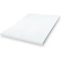 11.11 SRLS The White Stone Topper Memory Foam pour lit double 140x220
