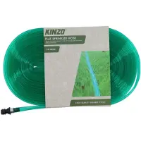 Kinzo Flat Spray Hose 25M - Tuyau d'arrosage pour pelouse et fleurs - Tuyau d'arrosage