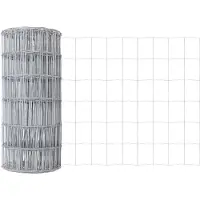 vidaXL Clôture européenne 0,8 x 25 m fer revêtu de PVC