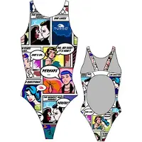 Turbo Comic Pro Resist Swimsuit Multicolore L Femme