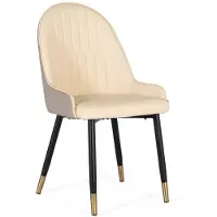 GINER Y COLOMER Ensemble de 4 chaises recouvertes et pieds en acier