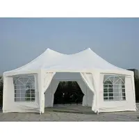 Bc-elec - 5300-0010 PAVILLON 6,8X5M ACHTECKIG PARTY TENTE PAVILLON JARDIN DELUXE TENTE FIXE JARDIN TENTE