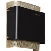 LEDKIA Applique Murale Led Métal 6w Duchamp Noir 190 Mm