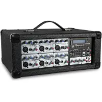 Soundlab Amplificateur de mixage de musique alimenté 120 W avec 6 canaux