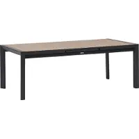 Hespéride Table De Jardin Rectangulaire Extensible Alu Evasion 8/10 Places Effet Bois -