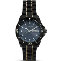 Police PEWJH0030301-SET A Montre Thornton avec portefeuille Edition limitée