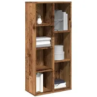 vidaXL Bibliothèque vieux bois 50x25x104 cm