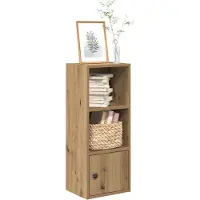 vidaXL Bibliothèque chêne artisanal 31x24x77 cm bois d'ingénierie