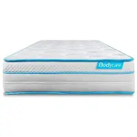 Bodycare Matelas BODYZONE+ 90x190 Ressorts ensaches, visco 5 zones Ultra epaisseur