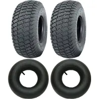 Parnells 2 - 16x6.50-8 4 pneu gazon Wanda P332 TL & 16x6.50-8 TR13 Tube