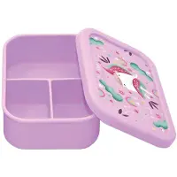 SASSI JUNIOR Boîte à lunch - - Sparkly la licorne - Silicone - Résistante - Pratique