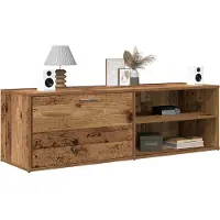 vidaXL Armoire TV aspect bois ancien 120x34x37 cm Bois composite