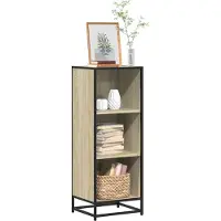 vidaXL Bibliothèque chêne sonoma 40x35x107,5 cm bois d'ingénierie
