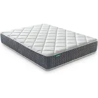 BeloBed Matelas DawnRest 160x200 Hauteur 22 cm, Viscoélastique, Respirant Eté-Hiver, Fermeté moyenne, 10 couches, noyau HR, Certifié OEKO-TEX