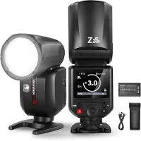 Neewer Z2PRO-N TTL Round Head Flash Speedlite With 3000mAh Lithium Battery (Flash à monter, Nikon)