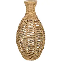 Signes Grimalt - Jarrón decorativo Marrón de Jacinto De Agua Jarrón Jarrones De Ceramica Cerámica Decorativa 57x29x29cm