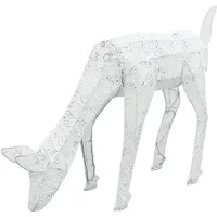 MonsterShop Biche Dorée 200 LED Blanc Froid Décoration de Noël Extérieur Jardin