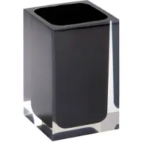 Bemeta Porte brosse à dents à poser VISTA en résine 11 x7,2 x7,2 cm-http://maisondelatendance.com/img/co/11.jpg-Noir-7.2--http://maisondelatendance.com/img/co/11.jpg-