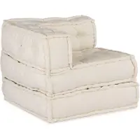 vidaXL Ensemble de canapés modulaires , 4 pièces, tissu crème