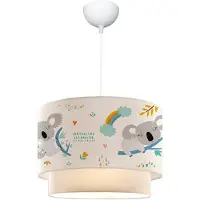 Helloshop26 Lustre Lampe Lumière Suspendu Suspension Pour Enfant E27 70 Cm Motif De Koala 03_0007546