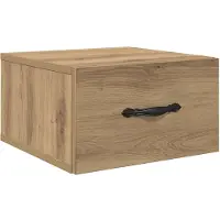 vidaXL Cabinet de chevet avec tiroir chêne artisanal 35 x 35 x 20 cm